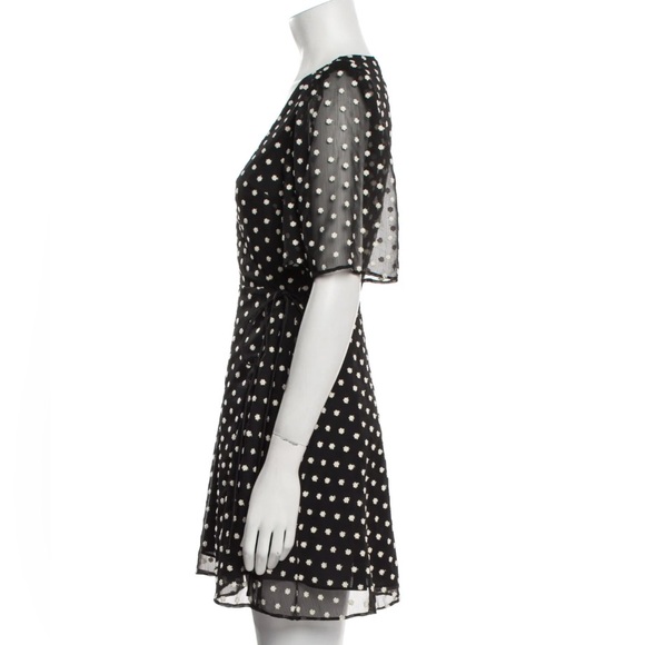 ALICE + OLIVIA Polka Dot Print Mini Dress - Picture 3 of 8